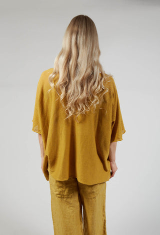 Cotton Maxi Jumper in Sun Yellow