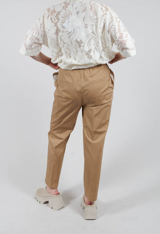 Cotton Poplin Joggers in Varadero
