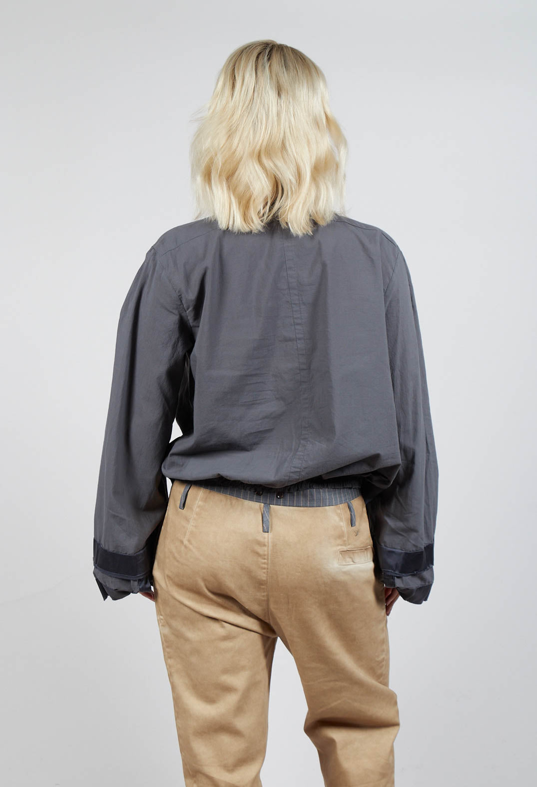 Cotton Shirt in Anthracite