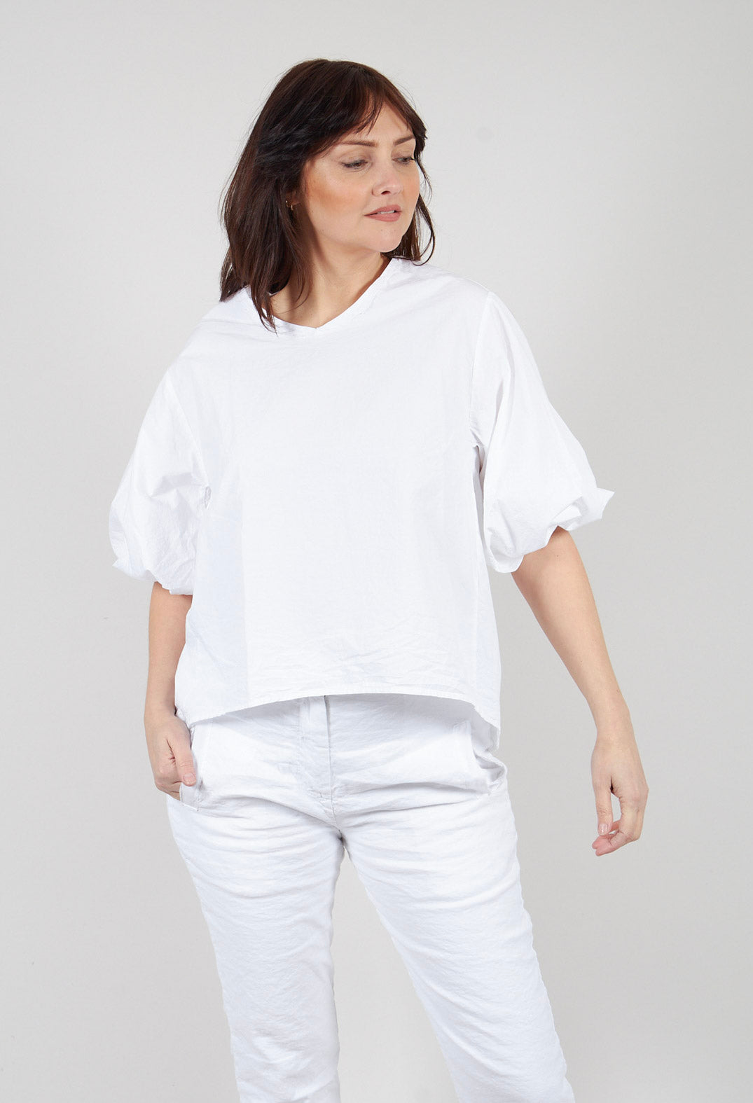 Cotton Top in White