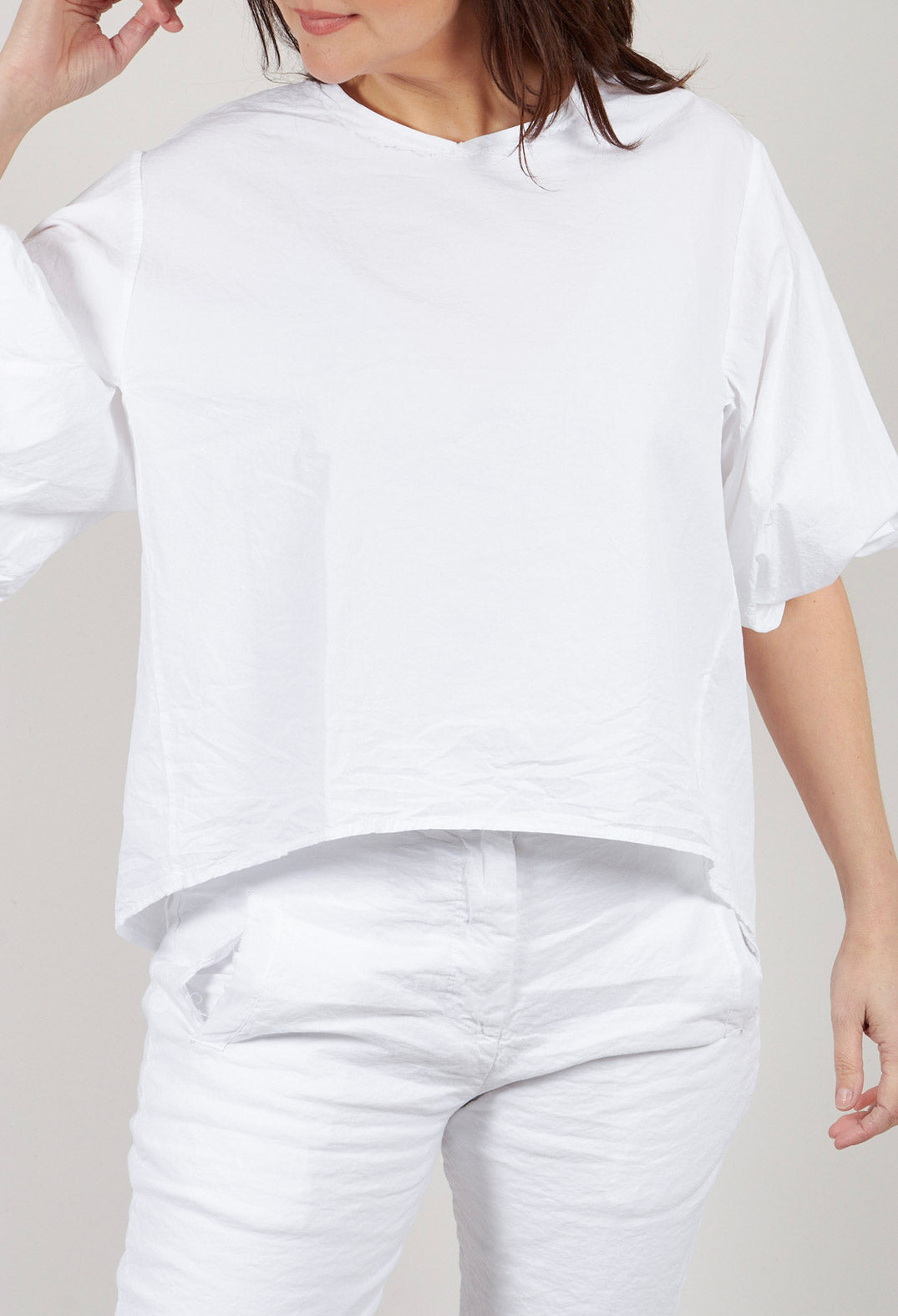 Cotton Top in White