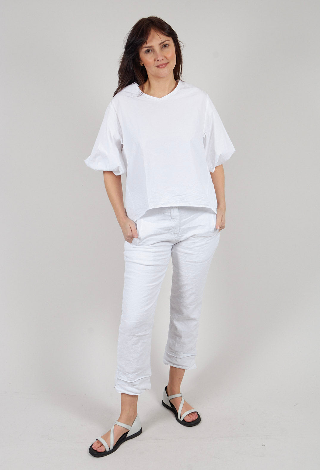 Cotton Top in White