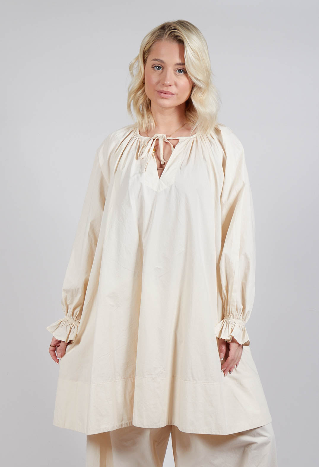 Cotton Tunic in Cream