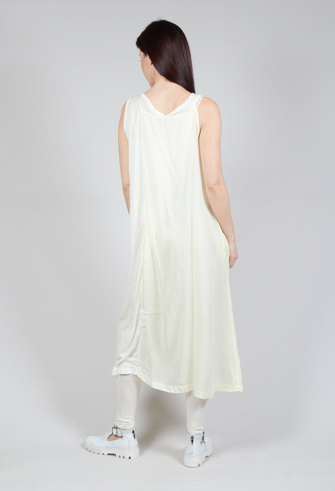 Cowl Neckline Dress in Lily 10% Cloud