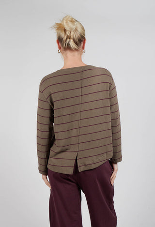 SPRING 2026 - Mama b - Cie V3 Cardigan - Cumino Stripe - 2239