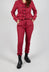 Crinkle Effect Trousers in Sunset Mel