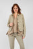 Cropped Jacket in Taupe