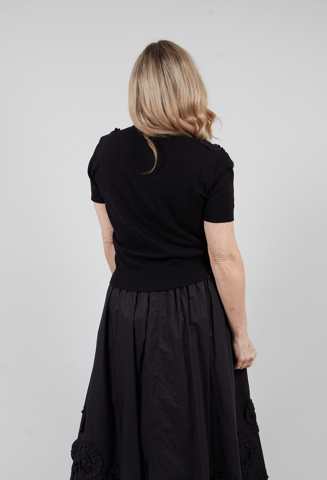 Cropped Jumper in Nero