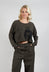 Cropped Jumper with Motif in Jungle Jacquard