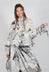 Cropped Sheer Shirt in Moonwalk