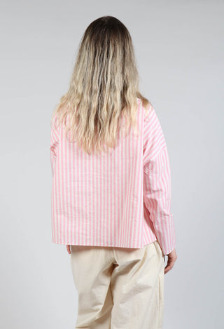 Cropped Shirt in Pink