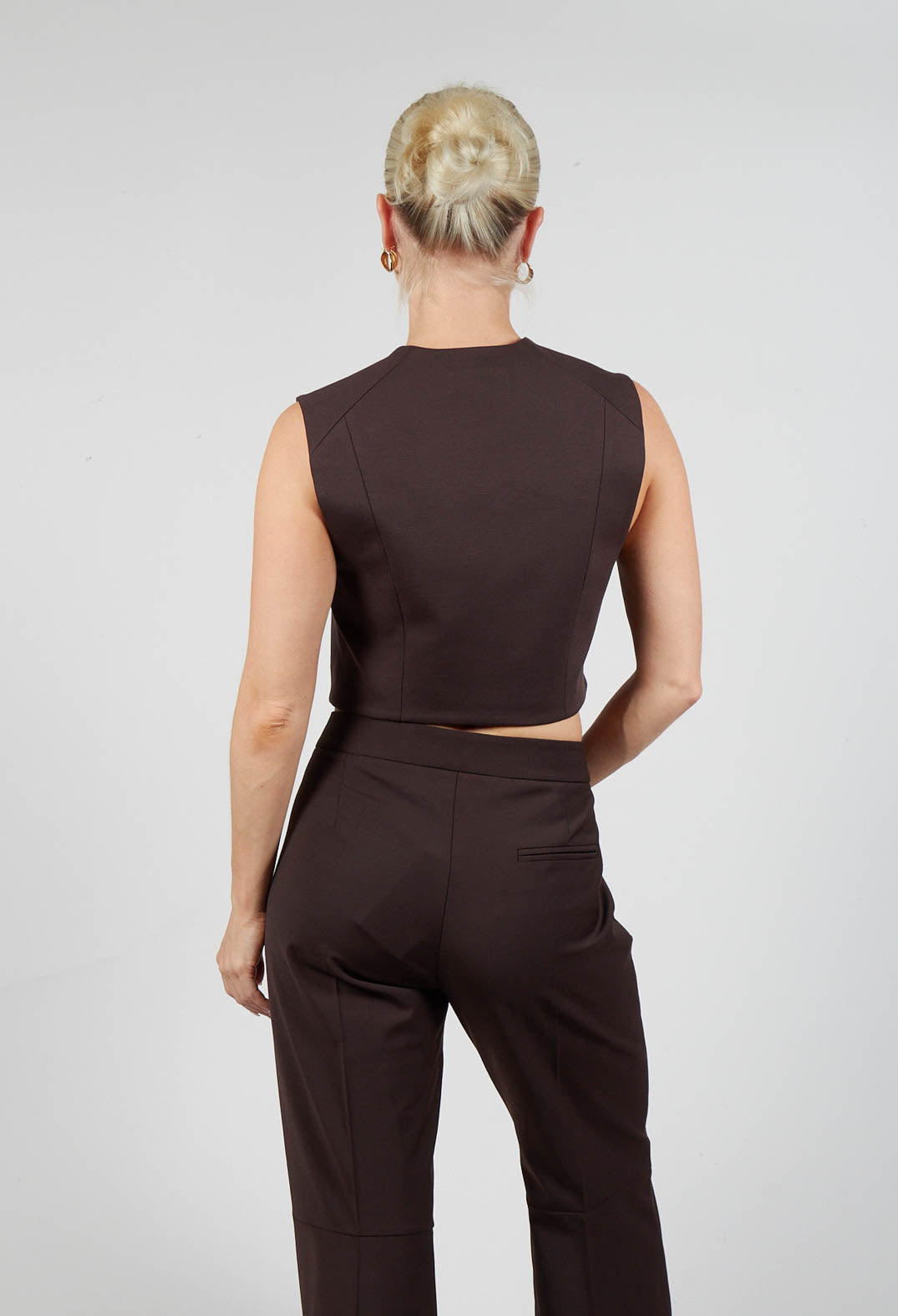 Cropped Waistcoat in Java