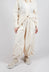 Cuffed Hem Trousers in Cream