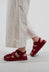 Cut out Sandals in Gasoline Rosso