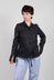 Loose Fitted Jacket with Button Up Front in Black