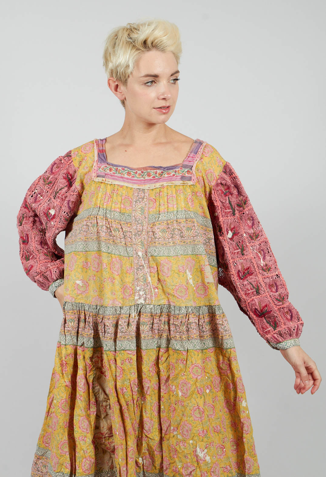 Gutta Garden Dress in Raspberry Patch