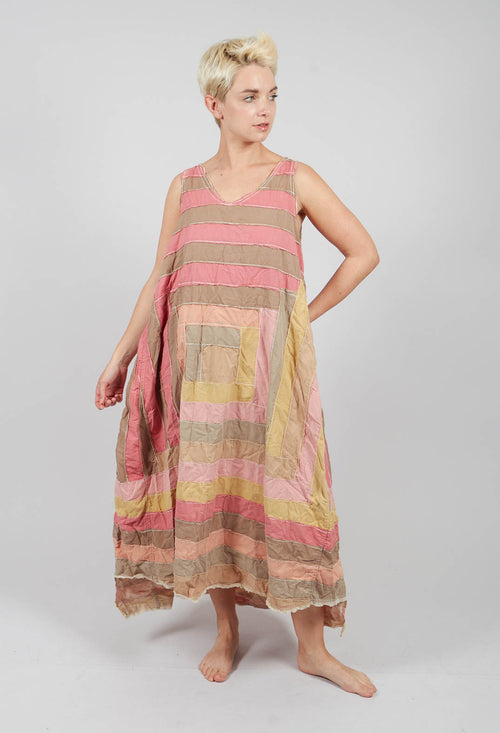Quiltwork Layla Tank Dress in Poet