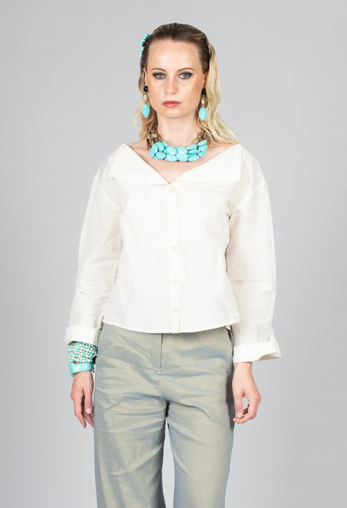 Pil Blouse in Off White