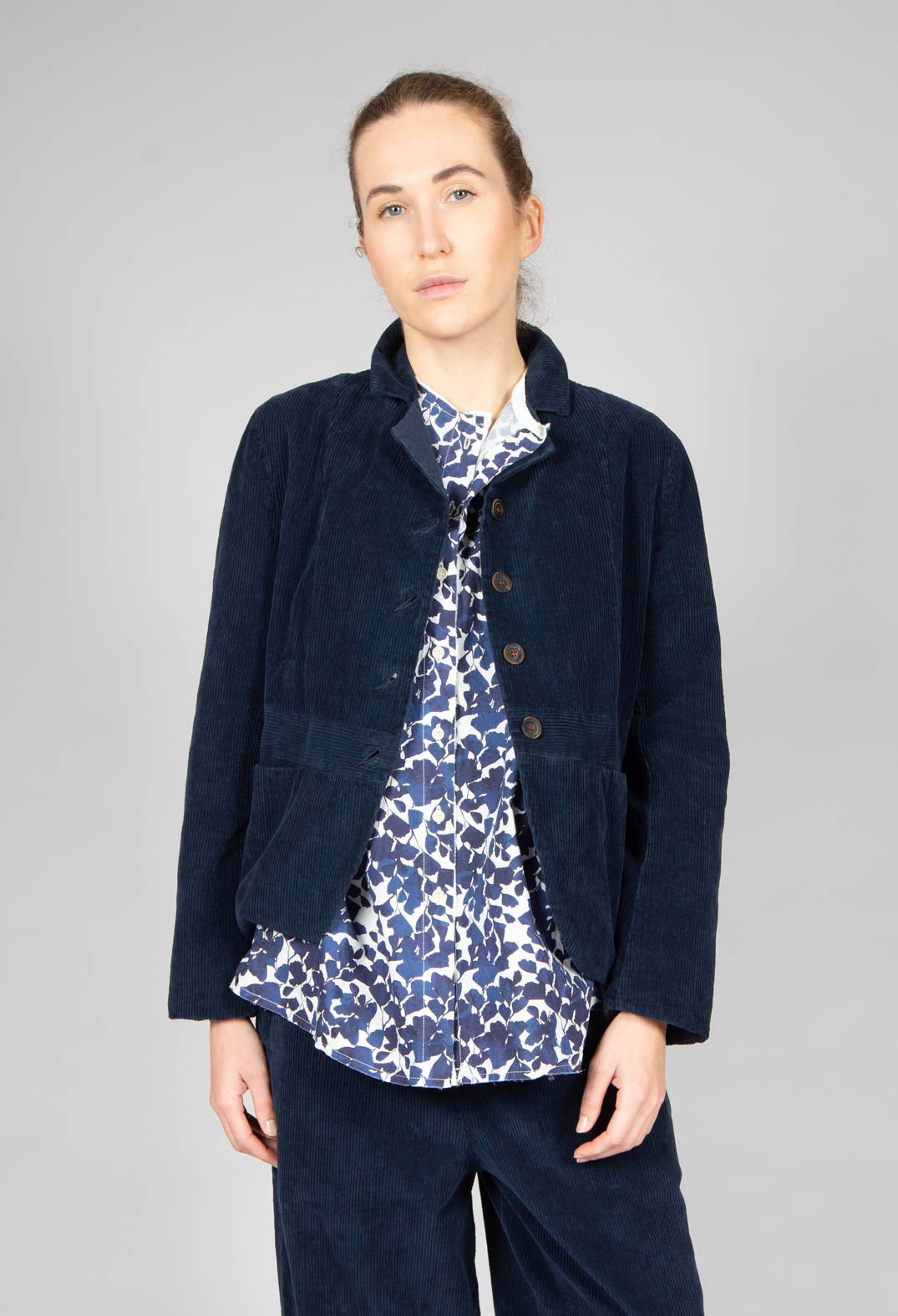 Valka Jacket in Navy