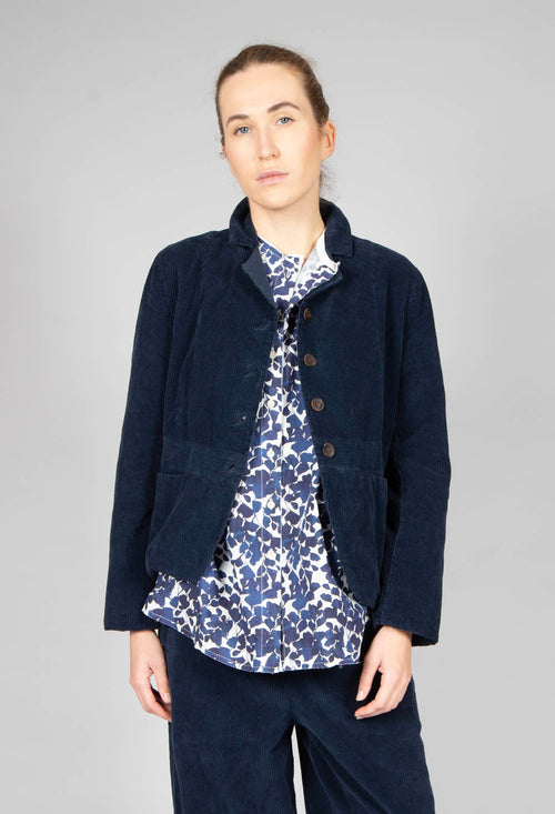 Valka Jacket in Navy