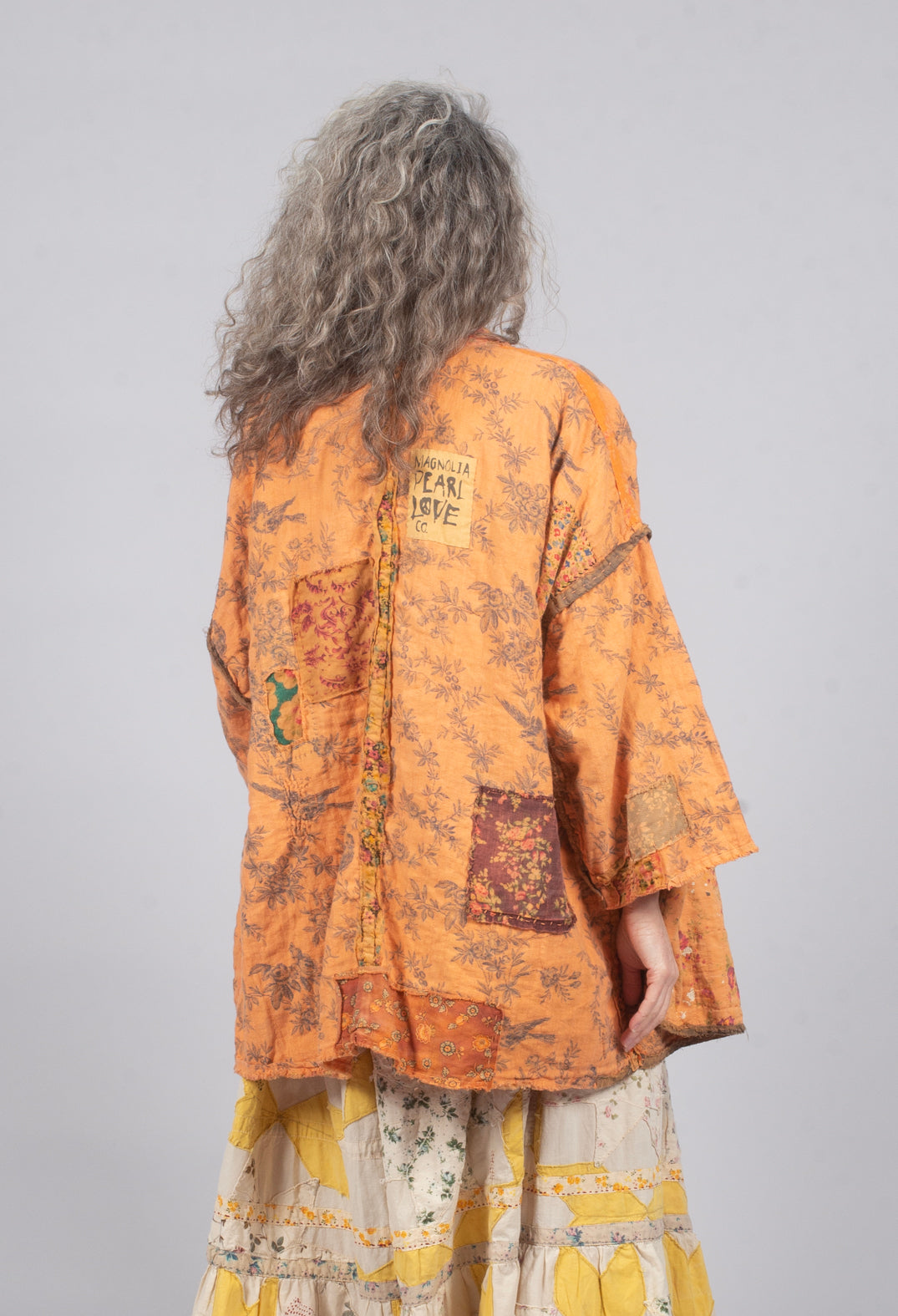 Julian Floral Kimono in Marmalade
