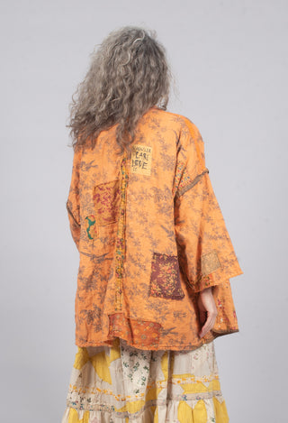 Julian Floral Kimono in Marmalade