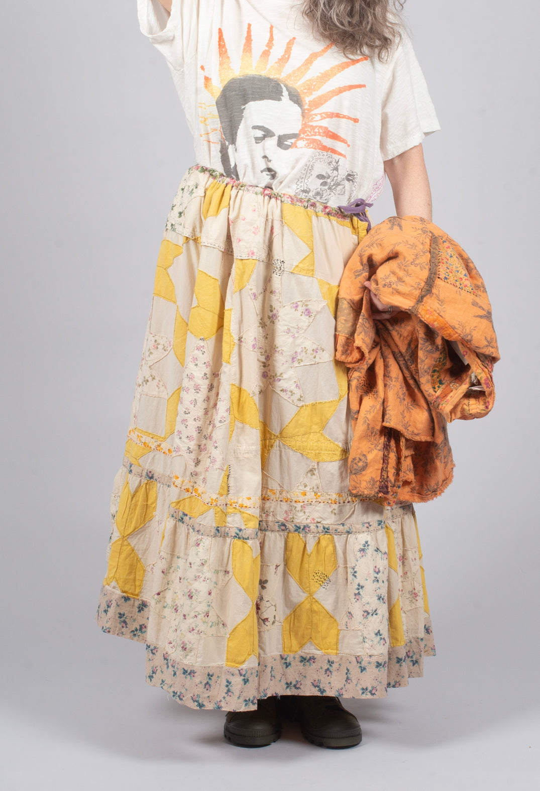 Friendship Quilt Skirt in Chickie