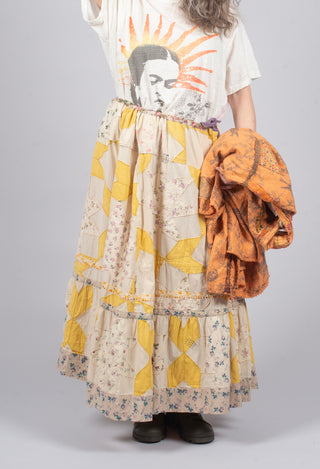 Friendship Quilt Skirt in Chickie
