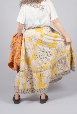 Friendship Quilt Skirt in Chickie