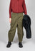 Barrel Leg Trouser in Brown