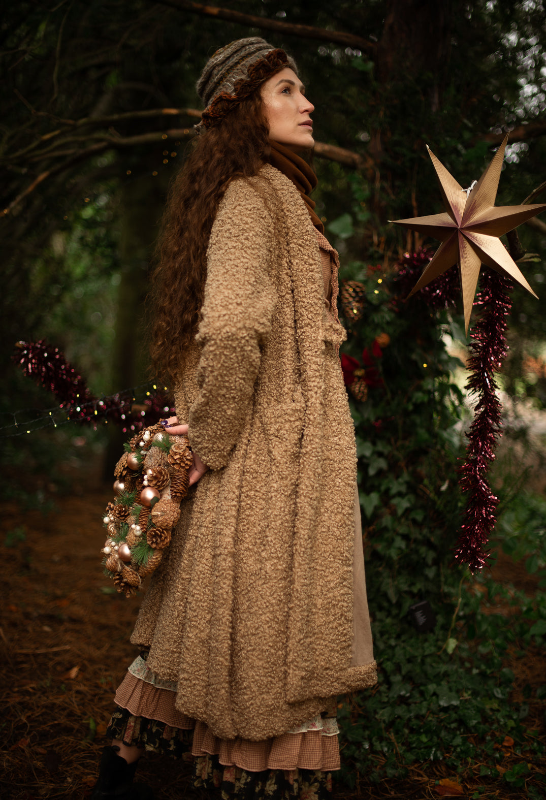 Knitted Woollen Hat in Multicolour