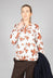 Christine Shirt in Red Flowers