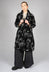 Wide Collar Coat in Black