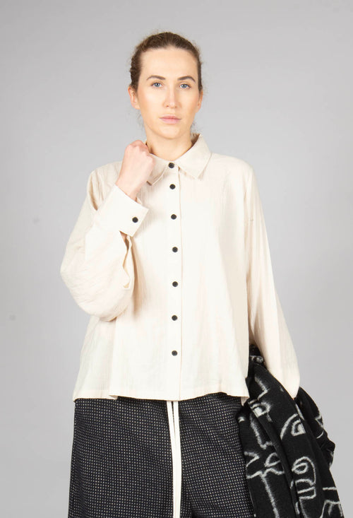 Batwing Shirt in Cream