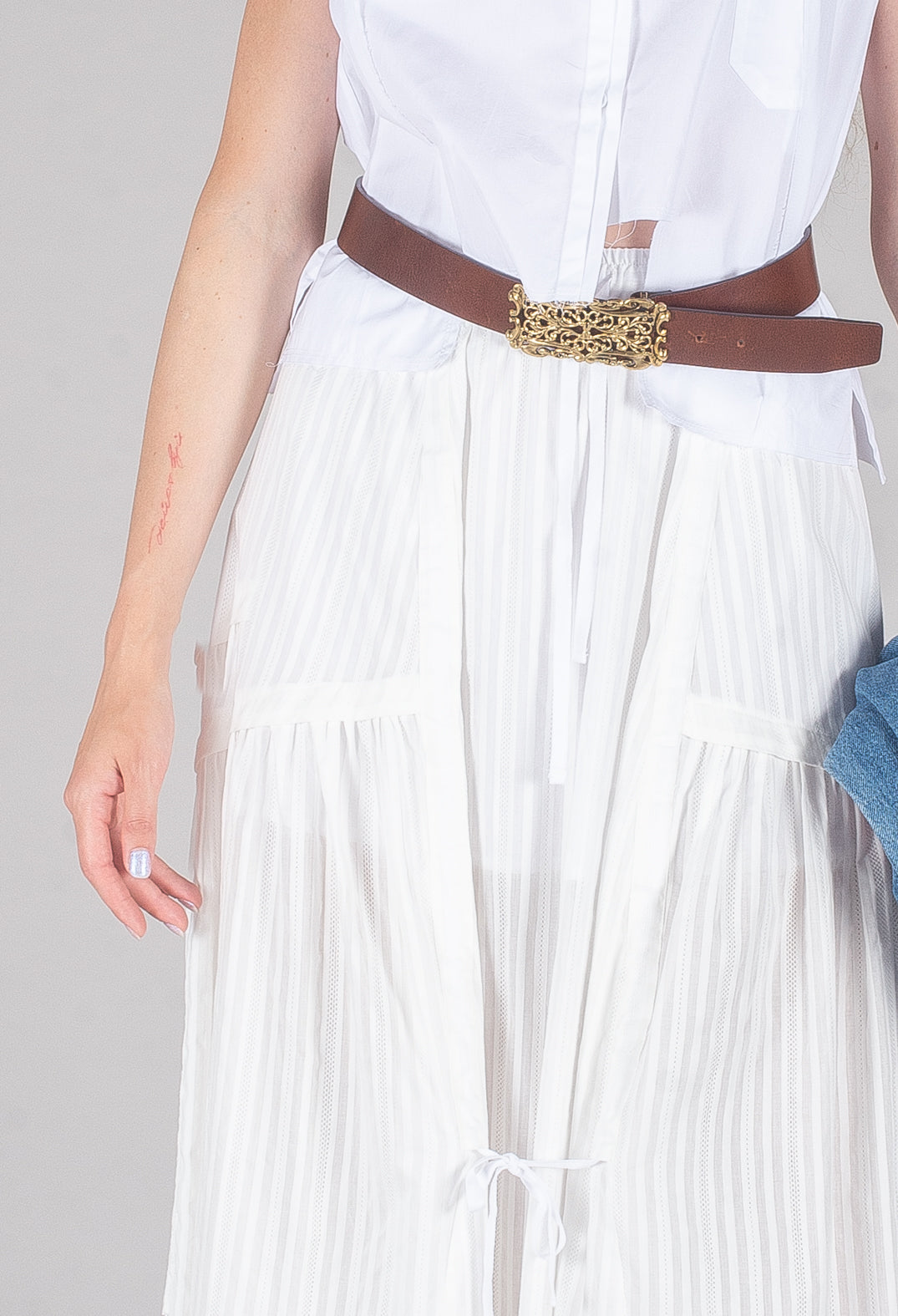 Long Skirt in White