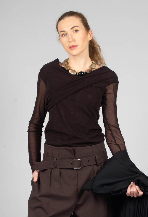 Draped Mesh Top in Java