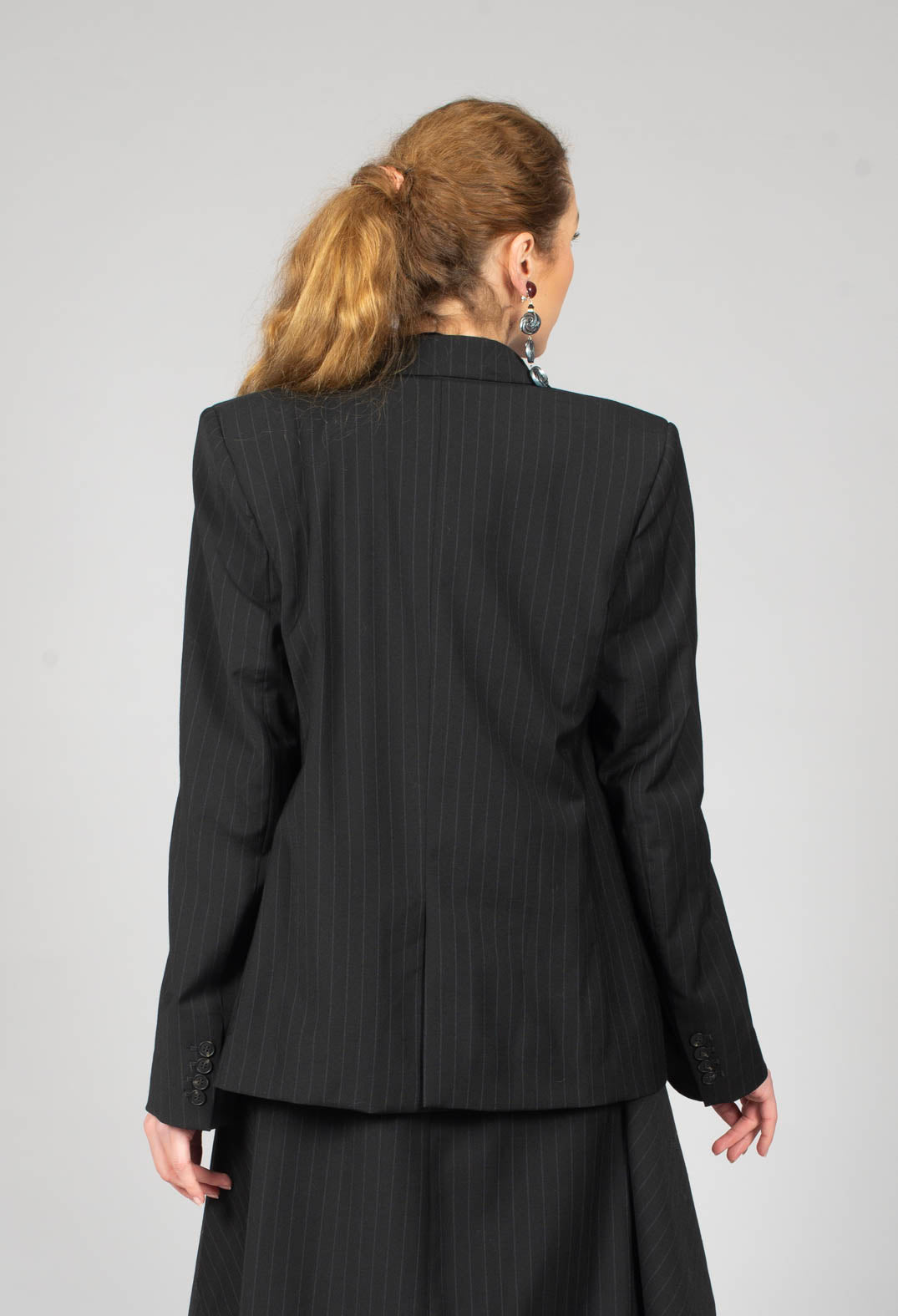 Double Breasted Blazer in Nero