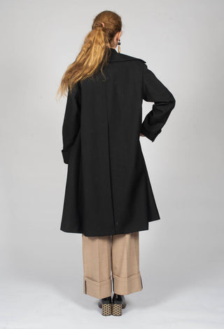 Overcoat in Degas Nero