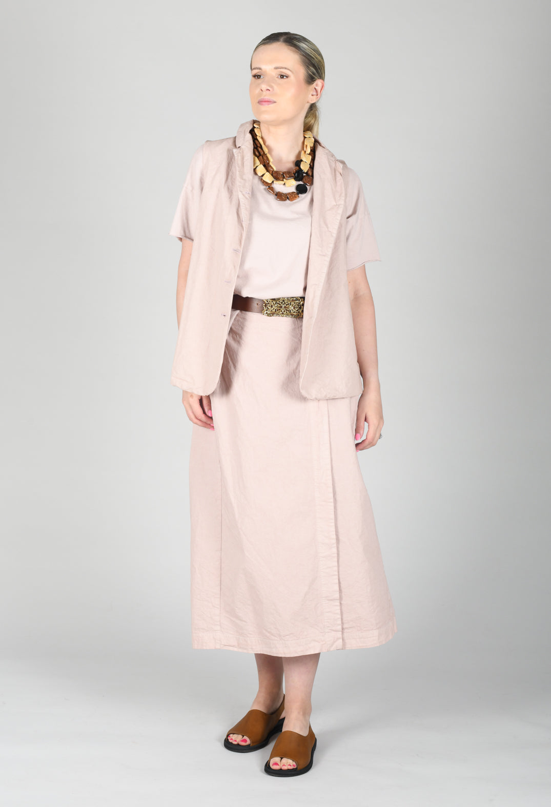 Wrap Skirt CC in Petal Pink