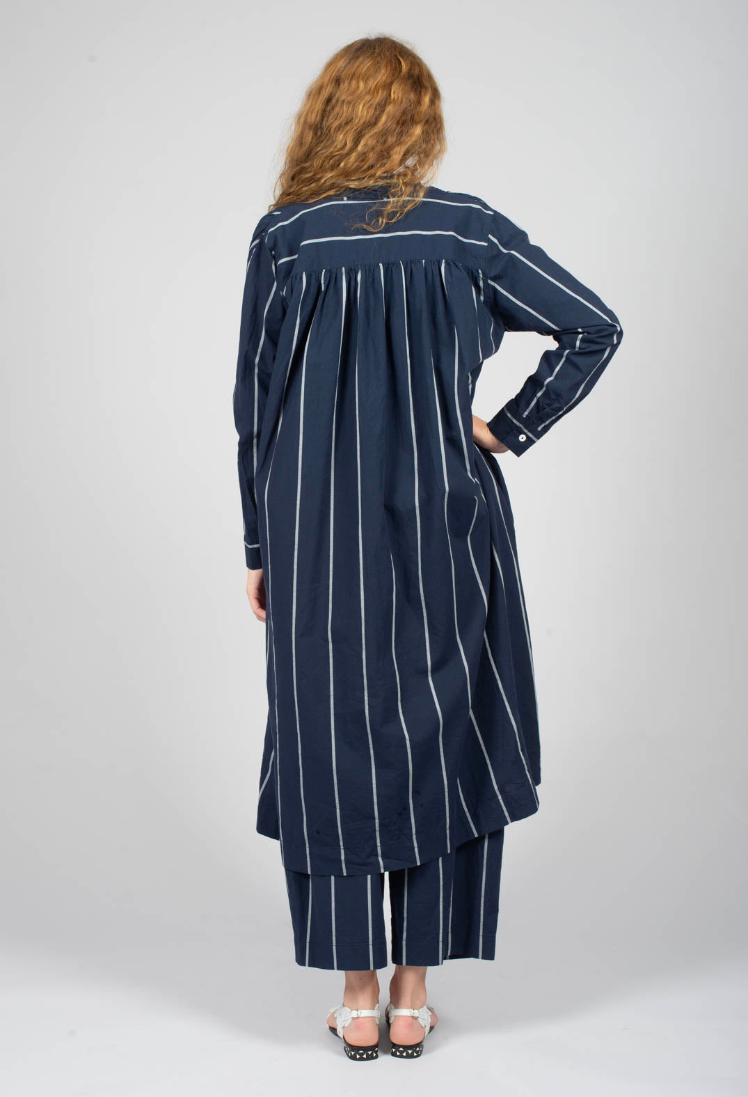 Shirt Dress in Indigo