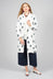 Citrus Print White Coat