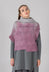 Short Sleeve Knitted Jumper in Pink