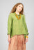 Aiko G Shirt in Dark Citron Check