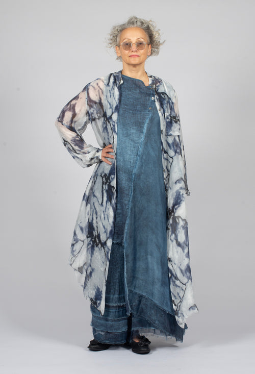 Lightweight Shirt Dress in Antique White