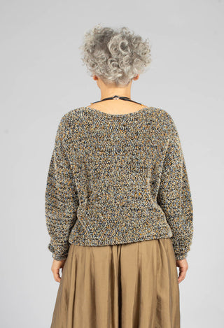 Long Sleeve Jumper in Medium Blue
