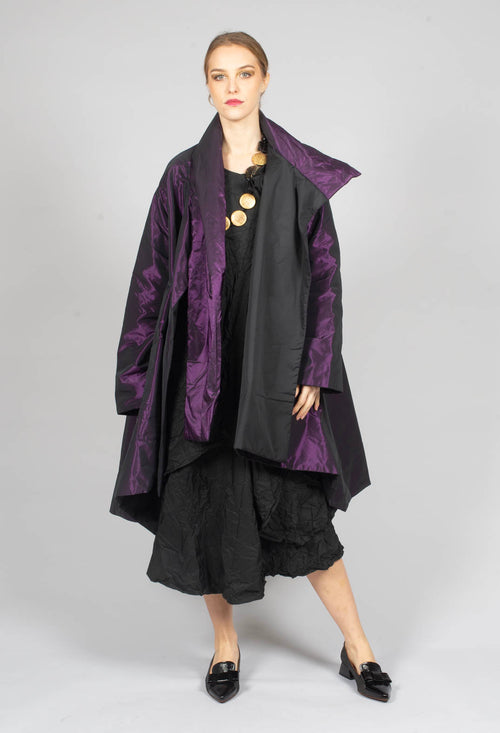 Savanah Coat in Plum