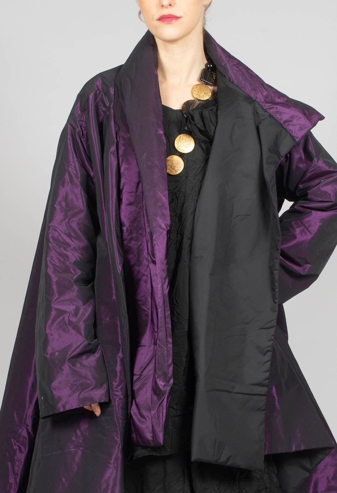 Savanah Coat in Plum