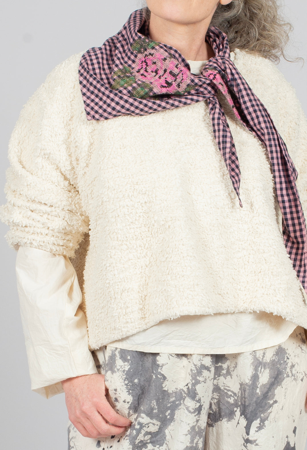 Helga Pullover in Schnee