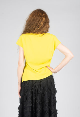 Mira Draped Top in Citrine