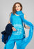 Oversized Top with High Low Hem in Malibu Print